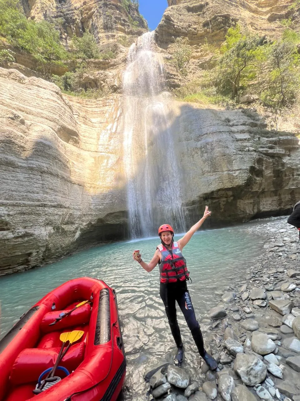 Waterfall of love in Osumi Canyon