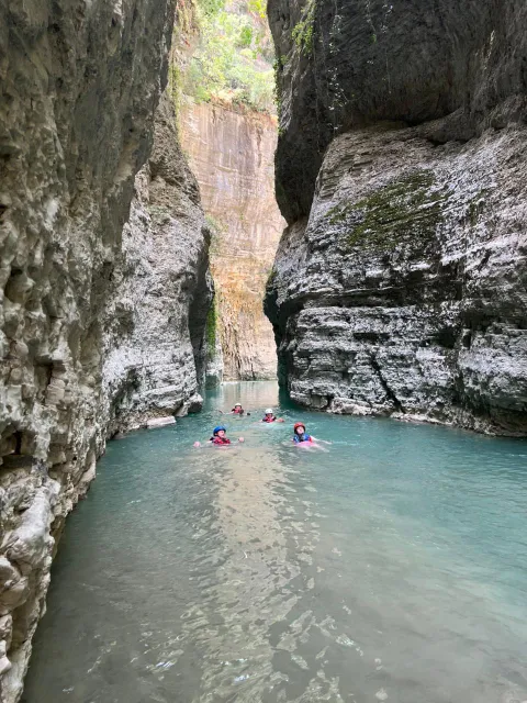Outdoor adventure experience in Osum Canyon wilderness