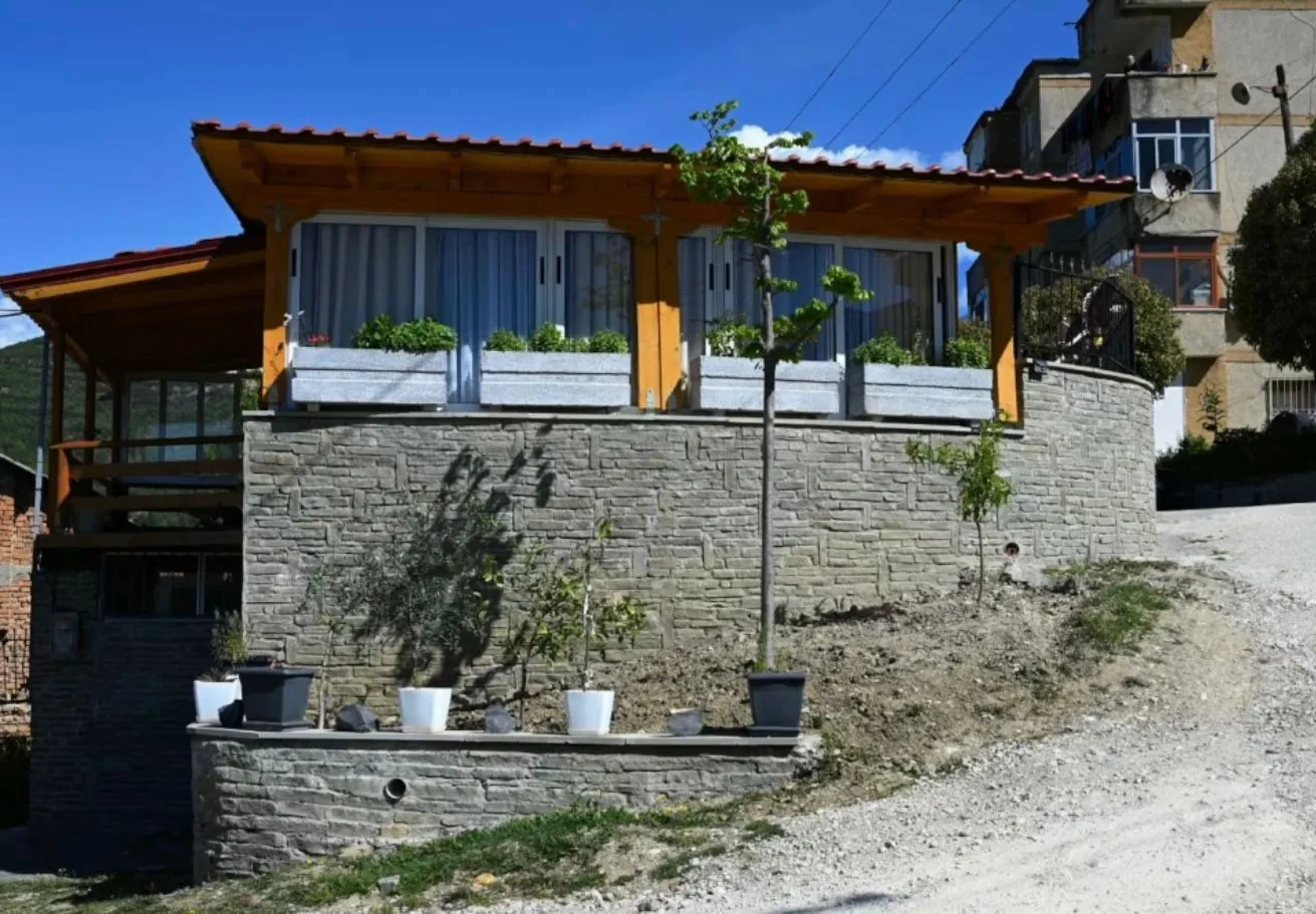 Outside view of apartment